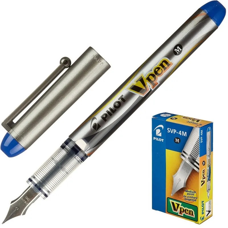 Одноразовая перьевая ручка Pilot Vpen - набор из двух штук стоит 350 рублей